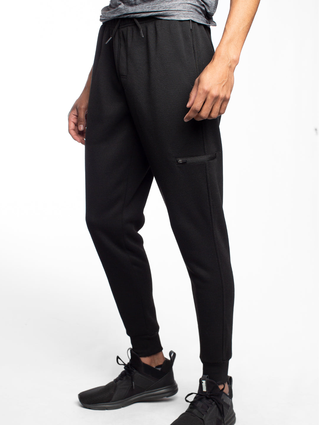 【DISCERNMENT】Double-Sided Wide Fit Stand Jogger PT 33c9d47595e96c057600a154ef5852