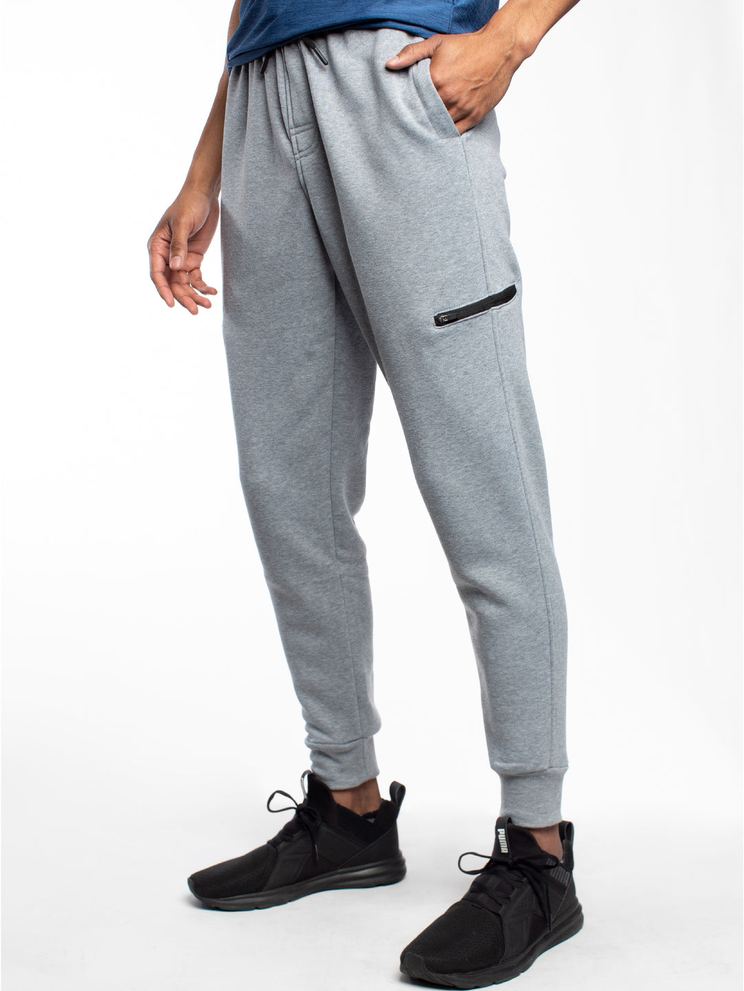 【U LAN】Drop Fleece Double Pintuck Jogger Pants Fleece Pintuck Joggers | Haven Well Within